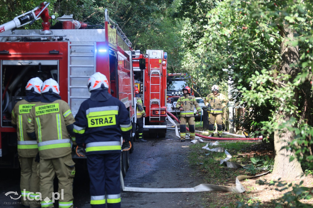 Poważny pożar domu w Pątnowie Legnickim