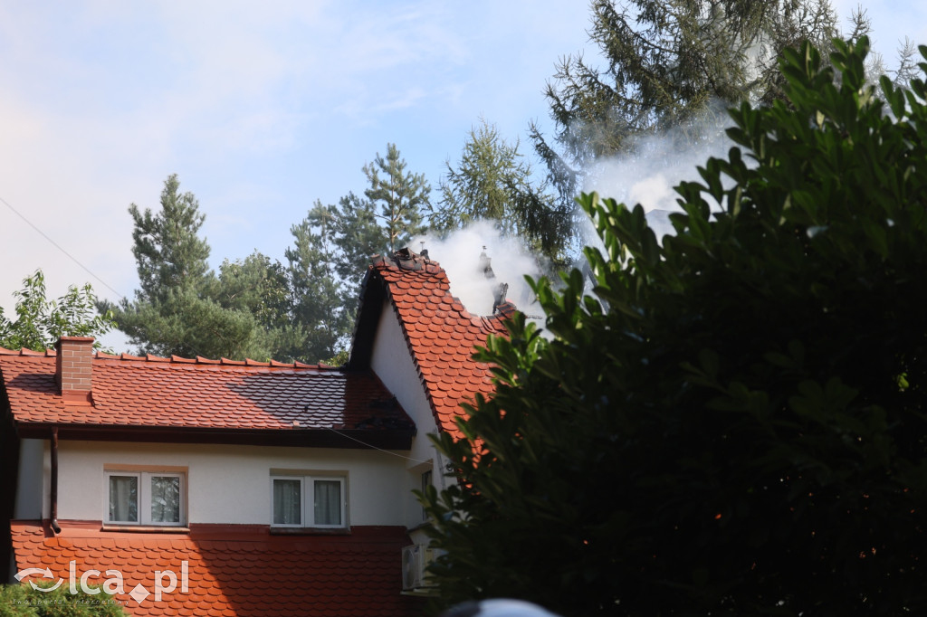 Poważny pożar domu w Pątnowie Legnickim