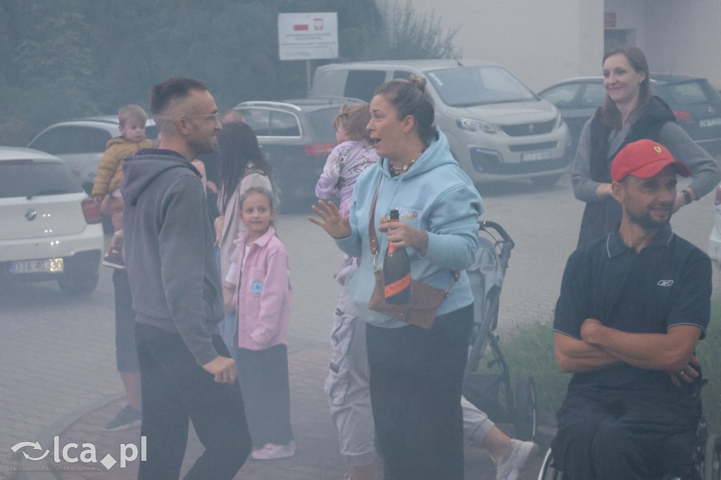 Nowy strażacki Mercedes w garażu OSP Kunice