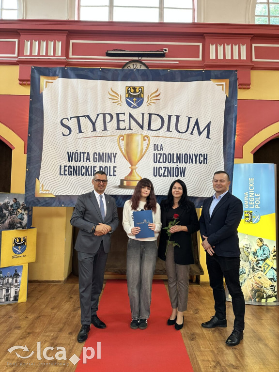 Stypendyści z Legnickiego Pola nagrodzeni