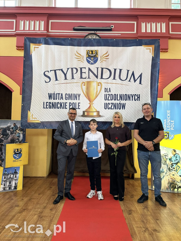 Stypendyści z Legnickiego Pola nagrodzeni