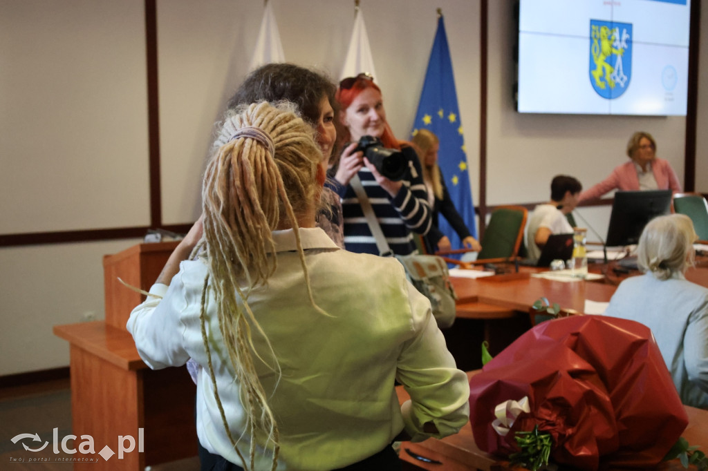 Pożegnanie Katarzyny Sosnowskiej podczas sesji RM
