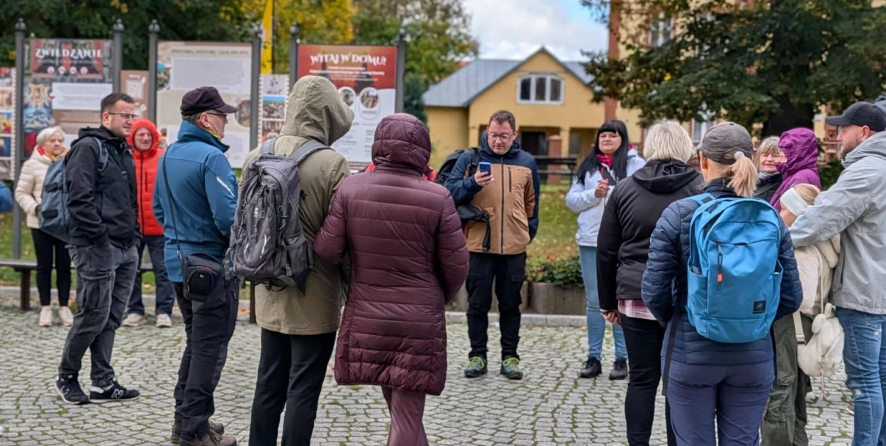 Tak wyglądał spacer z Geoparkiem