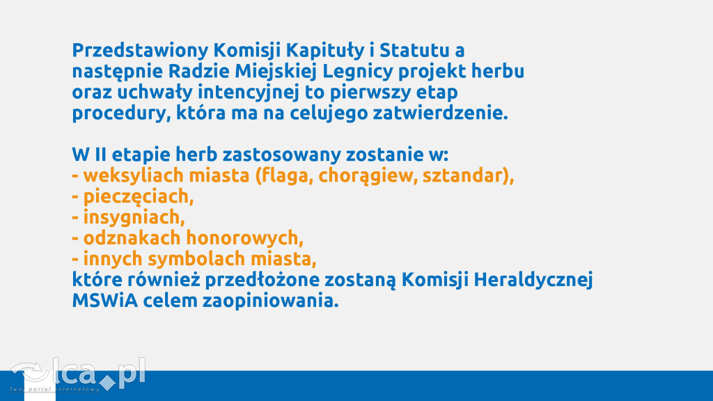 Tak będzie wyglądał herb Legnicy