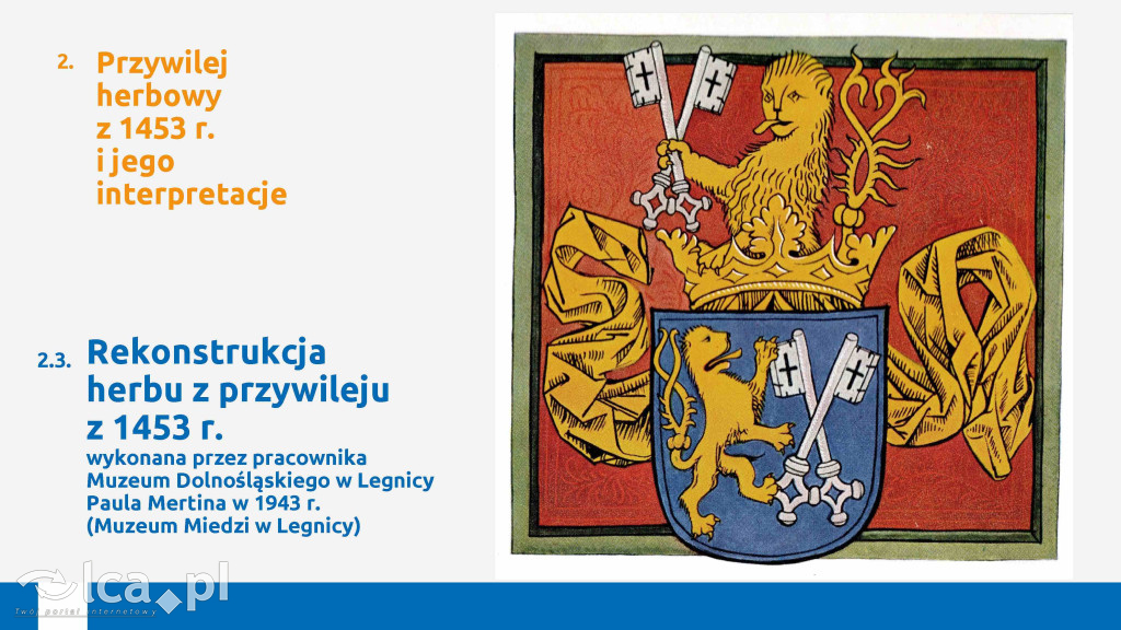 Tak będzie wyglądał herb Legnicy