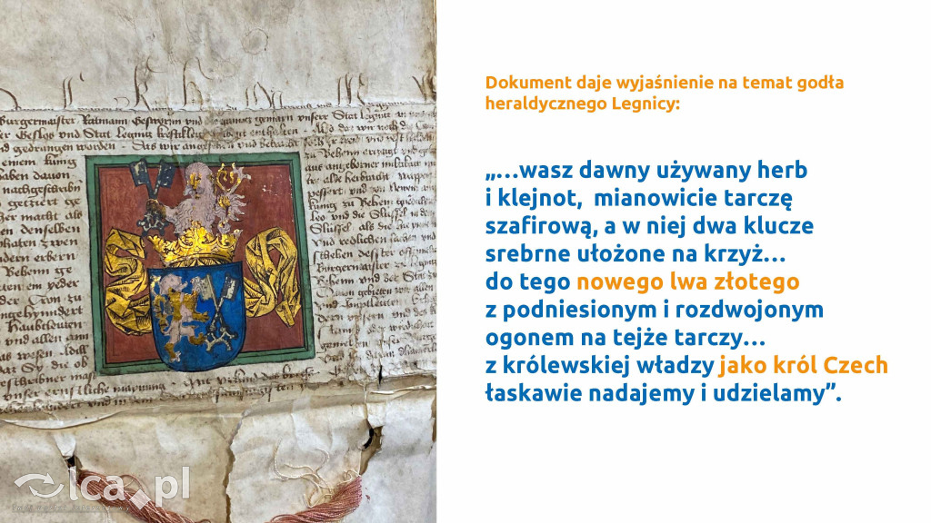 Tak będzie wyglądał herb Legnicy