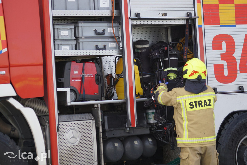 Tak wyglądały ćwiczenia na wrocławskim lotnisku