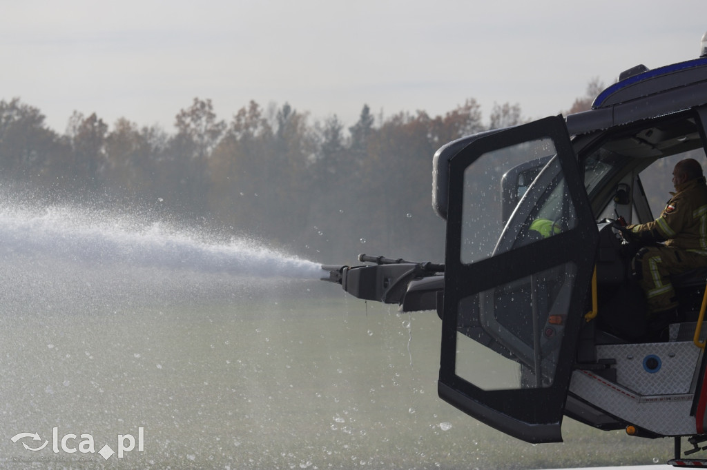 Tak wyglądały ćwiczenia na wrocławskim lotnisku