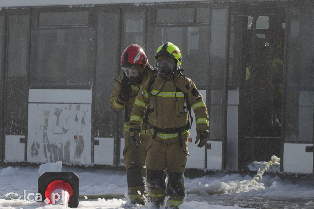 Tak wyglądały ćwiczenia na wrocławskim lotnisku