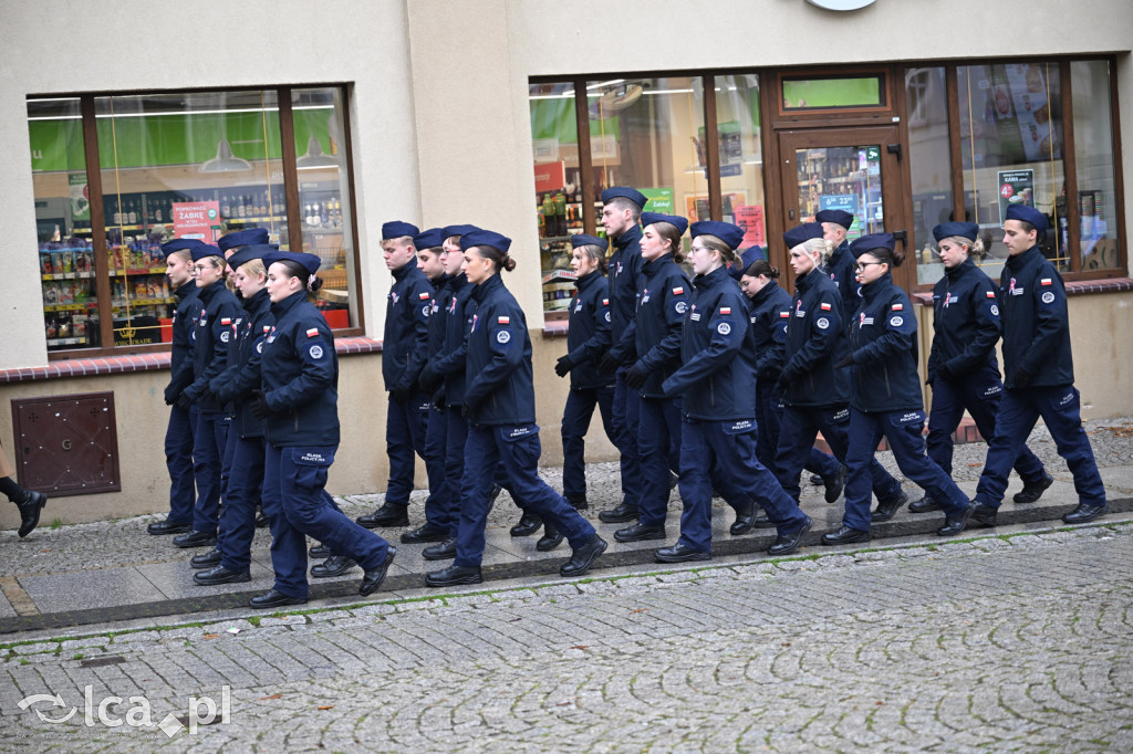 Młodzi w mundurach wypowiedzieli słowa roty