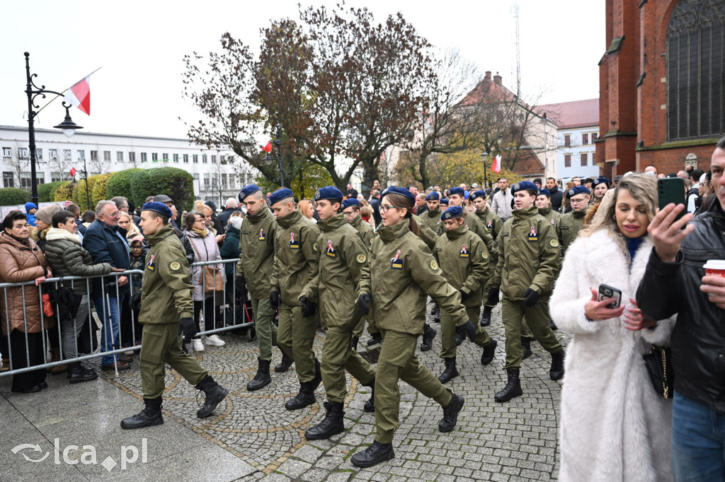 Młodzi w mundurach wypowiedzieli słowa roty