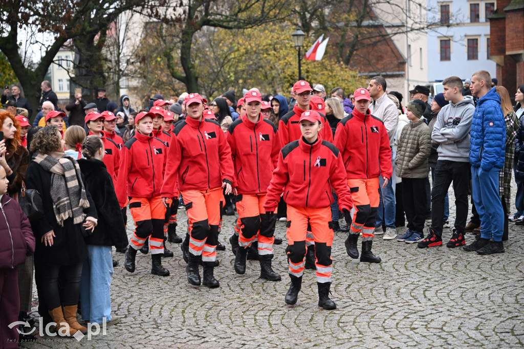 Młodzi w mundurach wypowiedzieli słowa roty