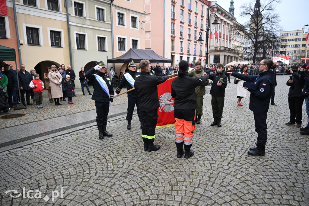 Młodzi w mundurach wypowiedzieli słowa roty