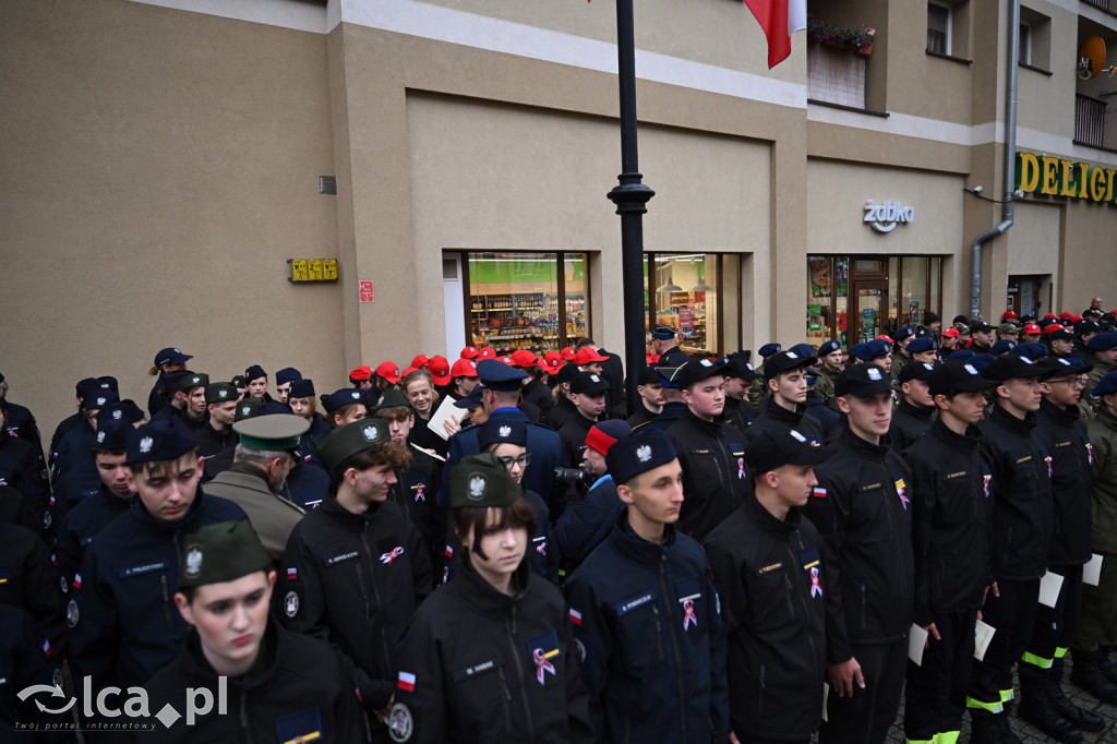 Młodzi w mundurach wypowiedzieli słowa roty