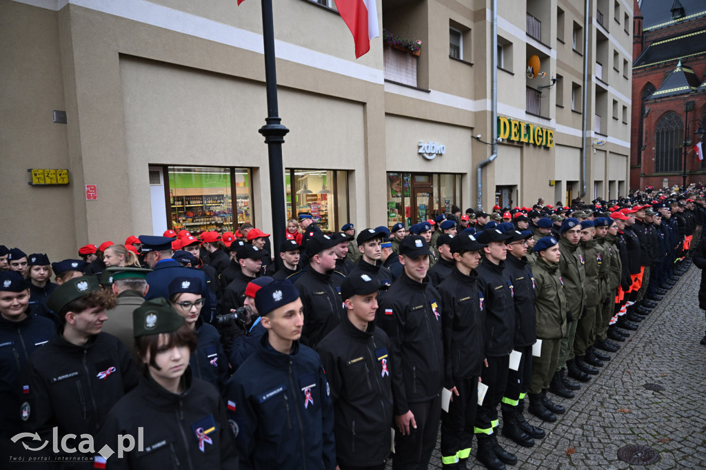 Młodzi w mundurach wypowiedzieli słowa roty