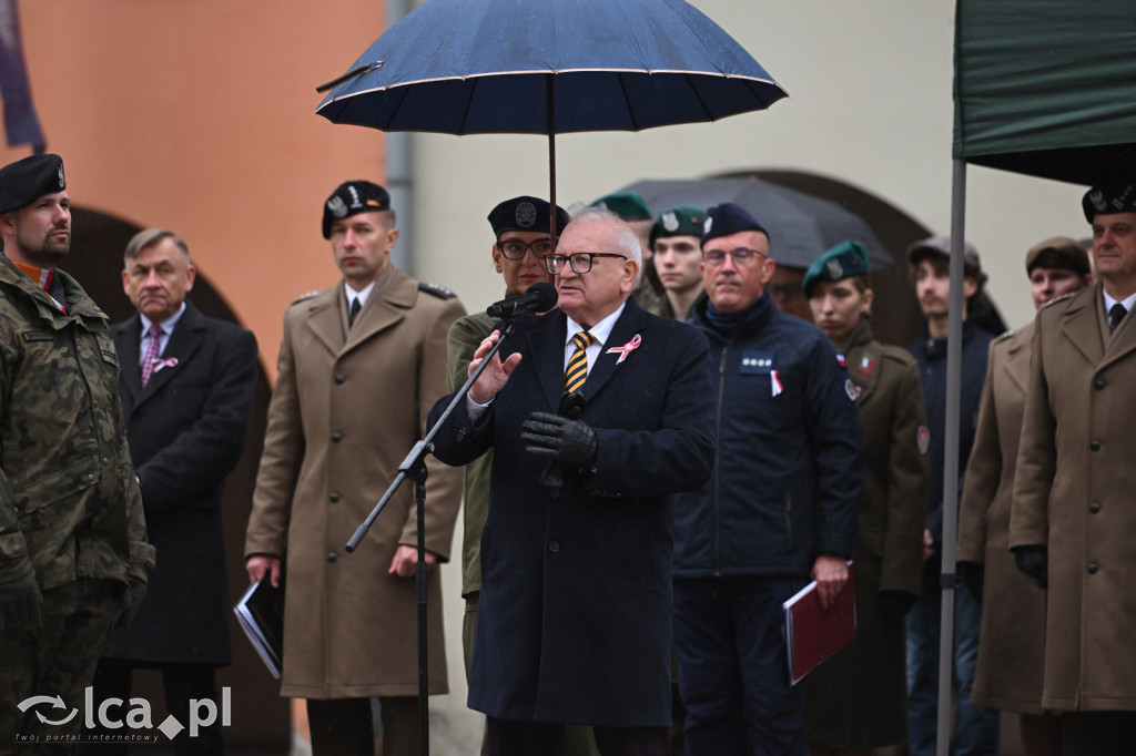 Młodzi w mundurach wypowiedzieli słowa roty