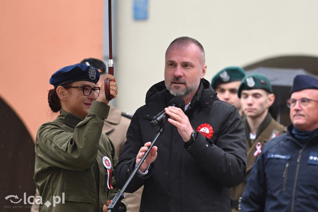 Młodzi w mundurach wypowiedzieli słowa roty