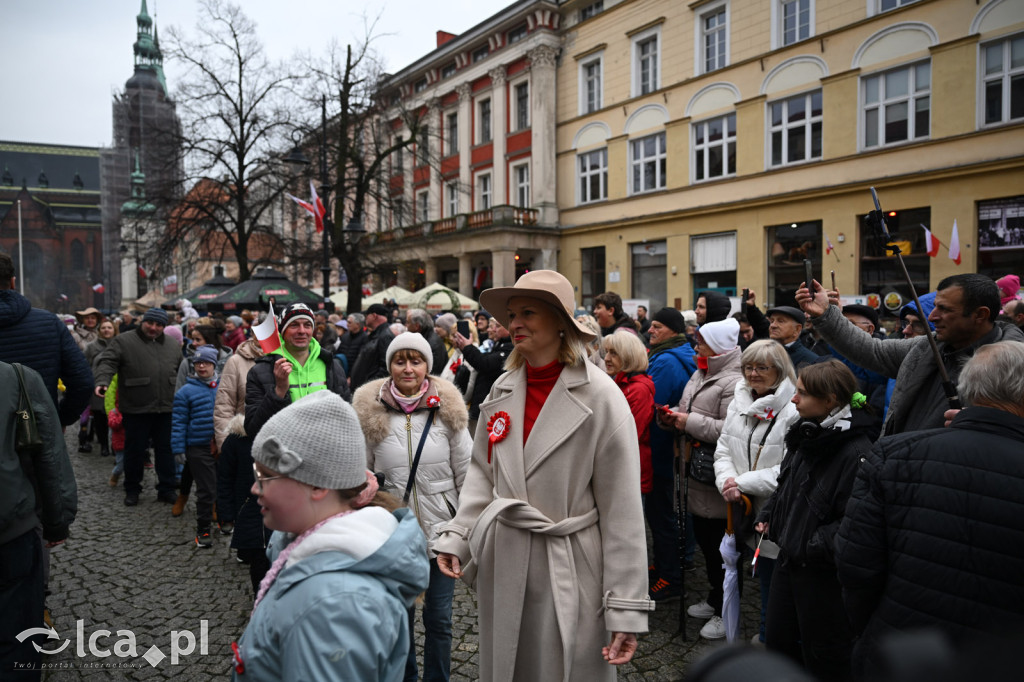 Legnica zatańczyła Poloneza dla Niepodległej