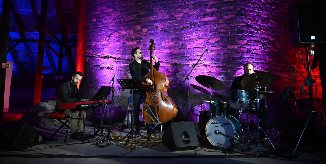 Jakub Olejnik Trio na strychu Zamku Piastowskiego
