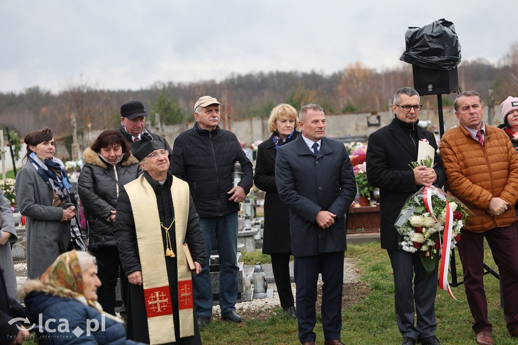 Odsłonięcie tablicy w Szczytnikach nad Kaczawą
