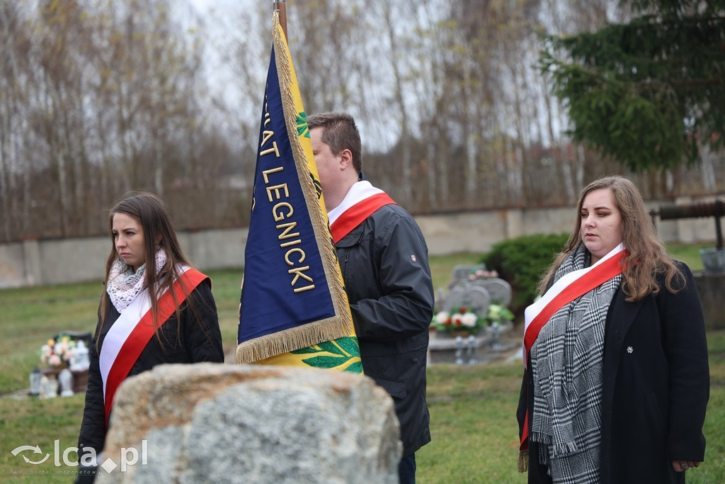 Odsłonięcie tablicy w Szczytnikach nad Kaczawą