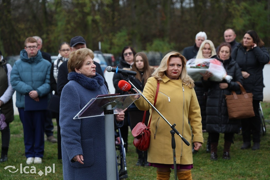 Odsłonięcie tablicy w Szczytnikach nad Kaczawą