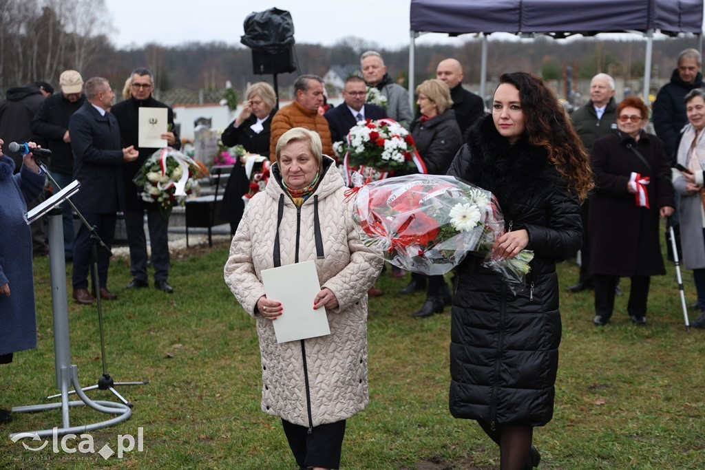 Odsłonięcie tablicy w Szczytnikach nad Kaczawą