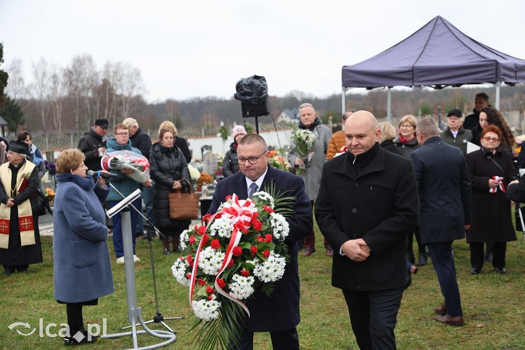 Odsłonięcie tablicy w Szczytnikach nad Kaczawą