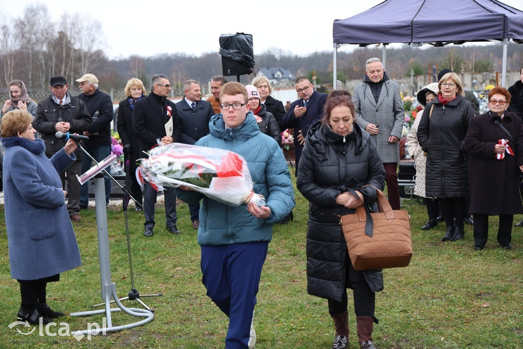 Odsłonięcie tablicy w Szczytnikach nad Kaczawą