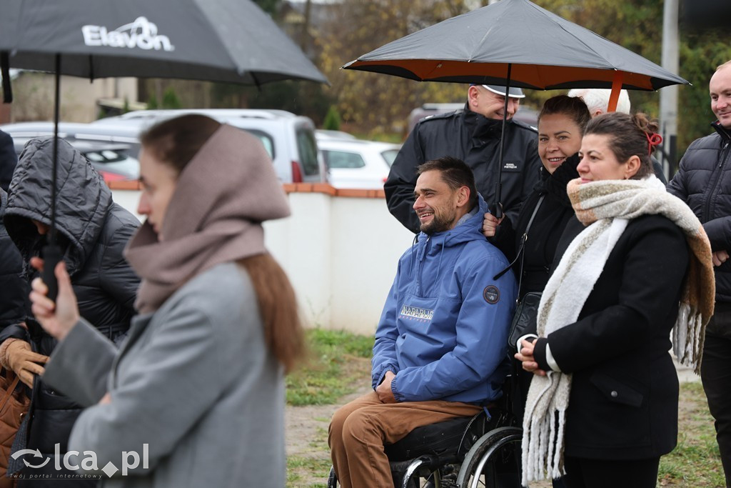 Odsłonięcie tablicy w Szczytnikach nad Kaczawą