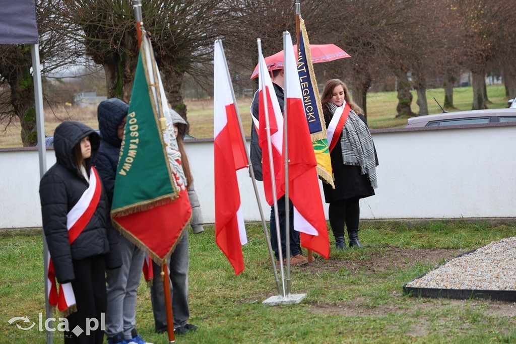 Odsłonięcie tablicy w Szczytnikach nad Kaczawą