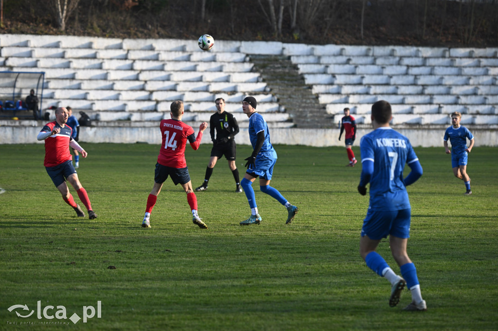 Konfeks Legnica pewnie wygrywa ze Spartą Rudna