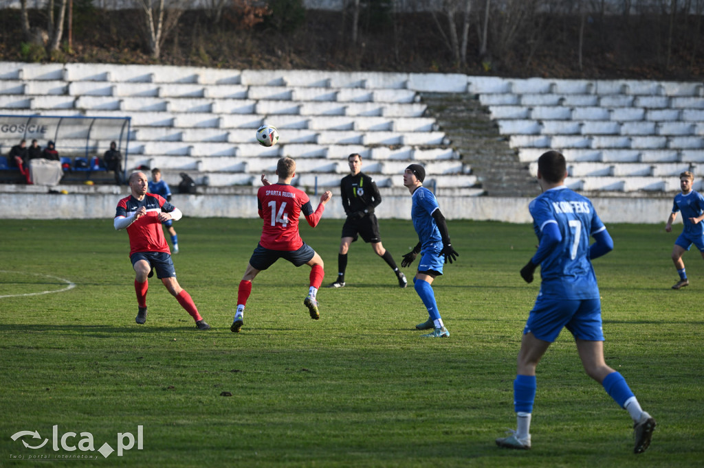 Konfeks Legnica pewnie wygrywa ze Spartą Rudna