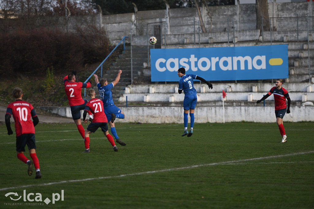 Konfeks Legnica pewnie wygrywa ze Spartą Rudna