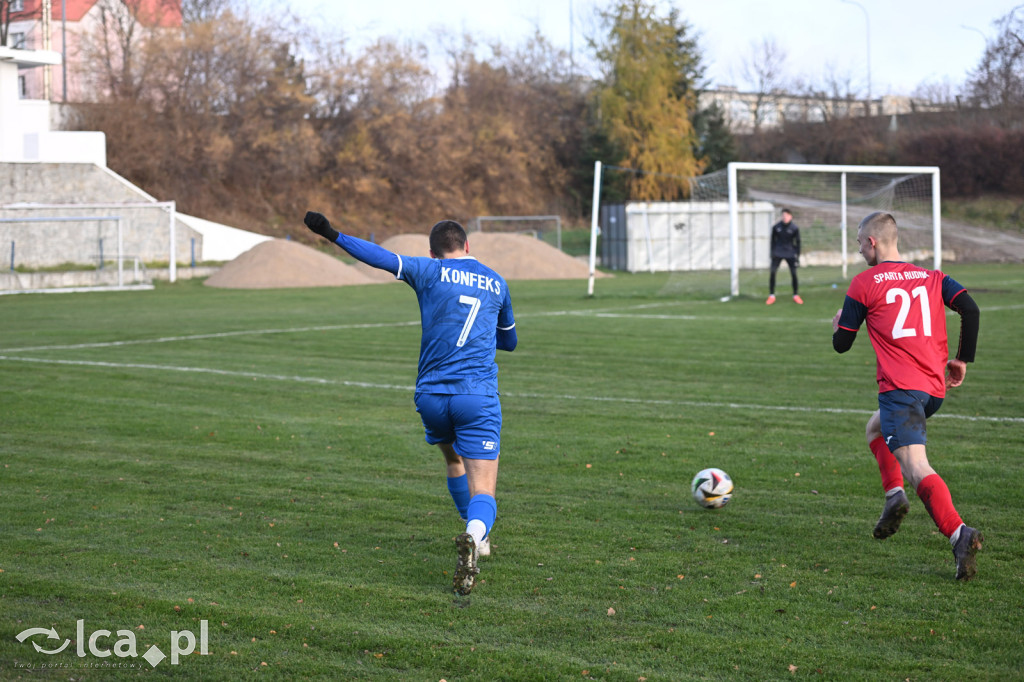 Konfeks Legnica pewnie wygrywa ze Spartą Rudna