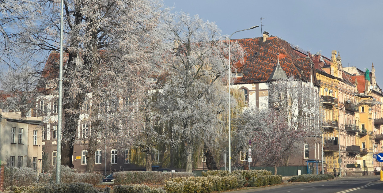 Pierwsze oznaki zimy w Legnicy