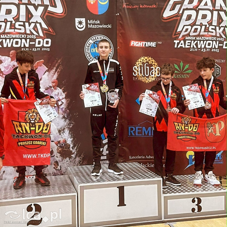 Zawodnicy LKT Legnica z medalami Grand Prix Polski