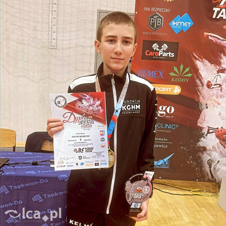 Zawodnicy LKT Legnica z medalami Grand Prix Polski