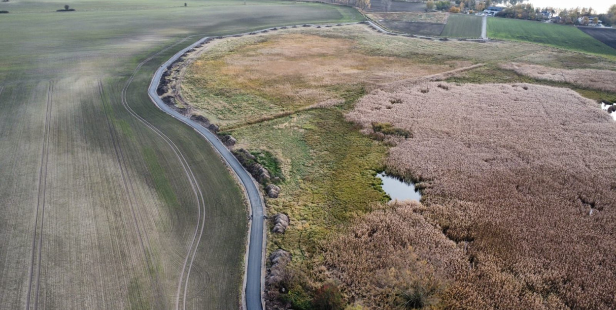 Nowa nawierzchnia między Kunicami a Spaloną