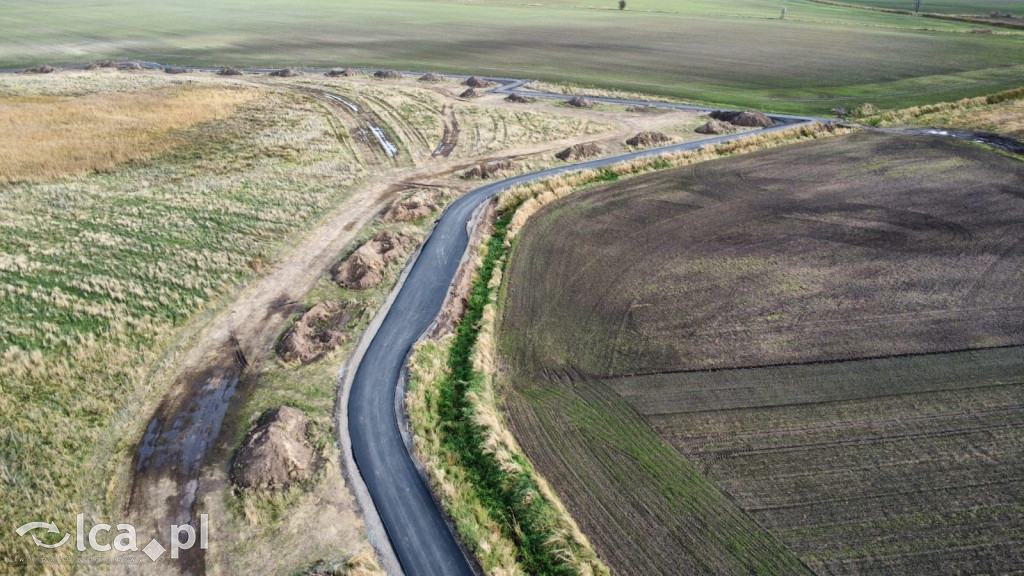 Nowa nawierzchnia między Kunicami a Spaloną