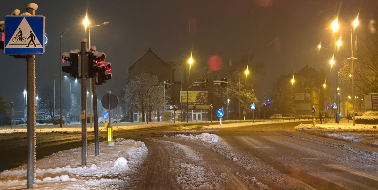 Tak wyglądały rano legnickie ulice