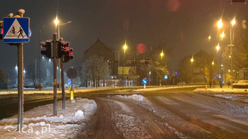 Tak wyglądały rano legnickie ulice