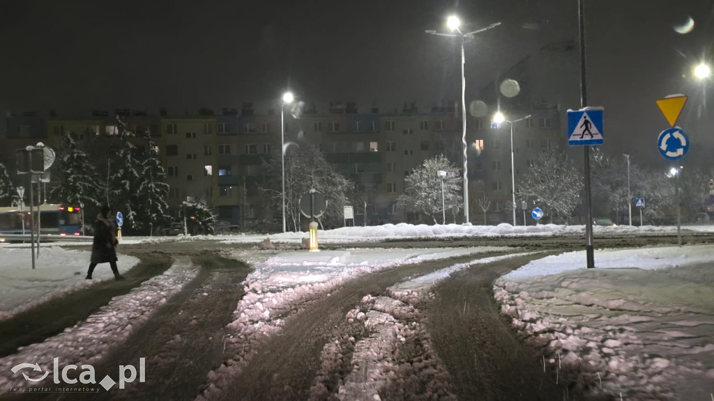 Tak wyglądały rano legnickie ulice