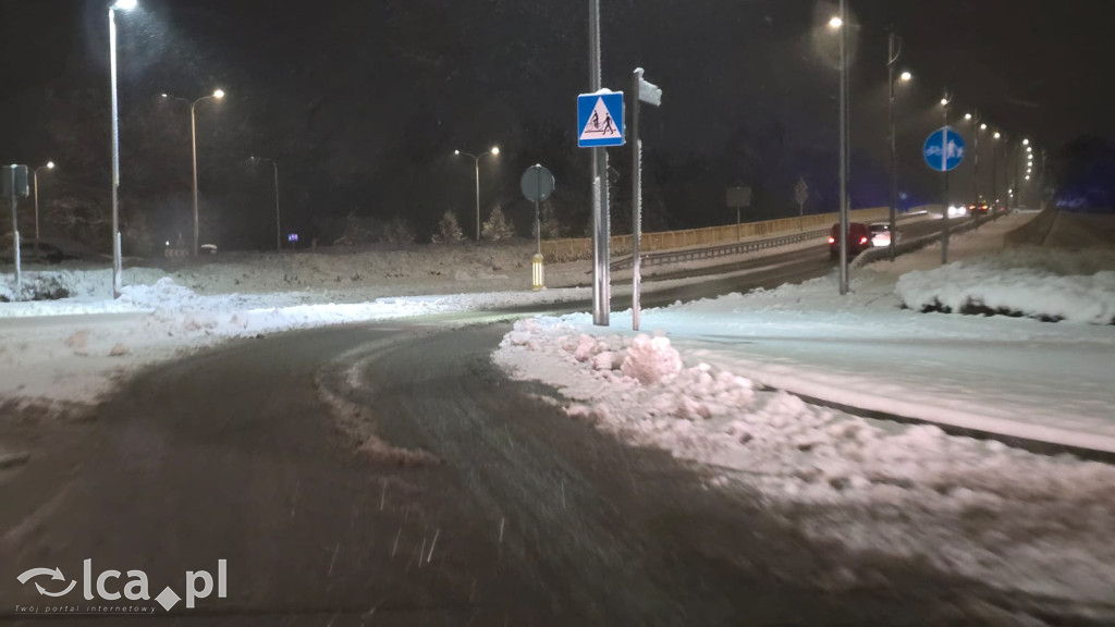 Tak wyglądały rano legnickie ulice