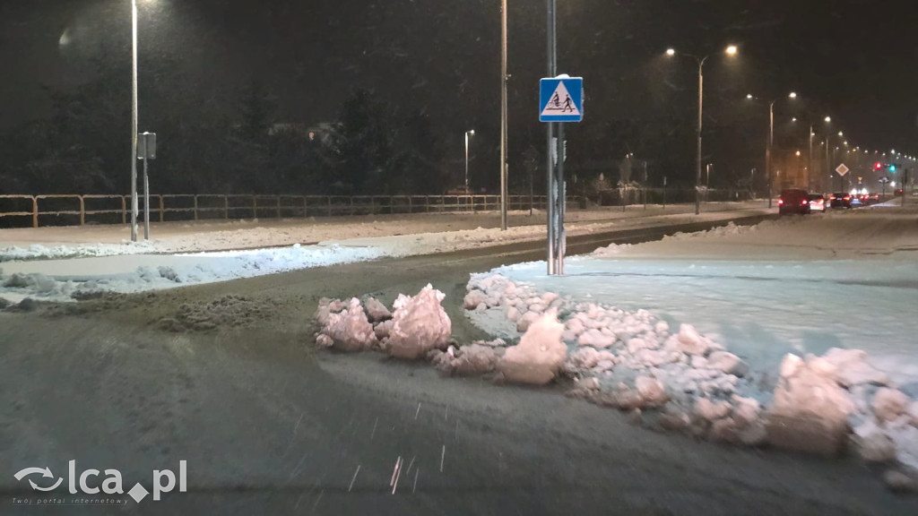 Tak wyglądały rano legnickie ulice