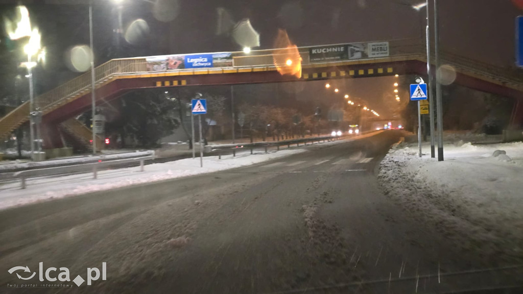 Tak wyglądały rano legnickie ulice