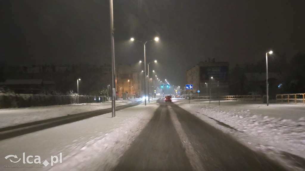 Tak wyglądały rano legnickie ulice