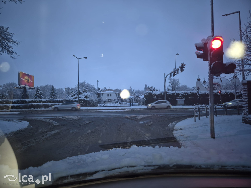 Tak wyglądały rano legnickie ulice