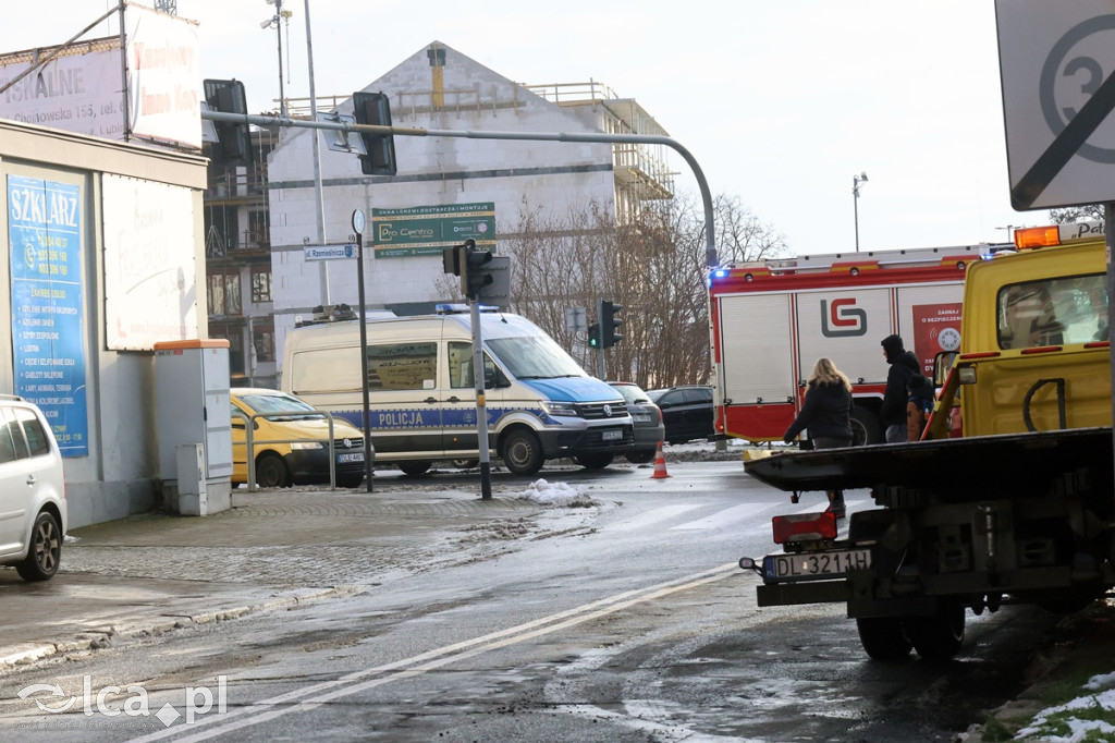 Groźna kolizja na skrzyżowaniu