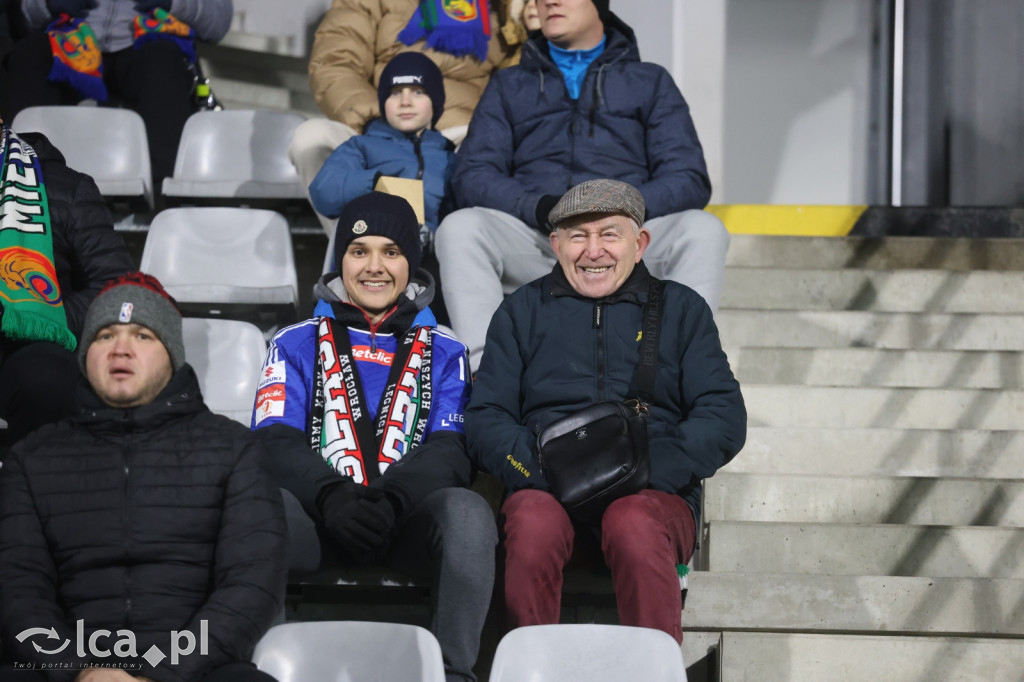 Kibice na meczu Miedzi z Tychami